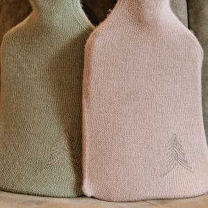 Cashmere Hot Water Bottle pastel green - Forsthofgut Home Collection 0
