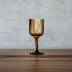 Pomax red wine glass - amber 0